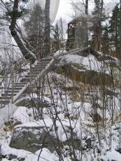 Näkymä talvisesta Räisälästä. Kuva Milla Hannula.
